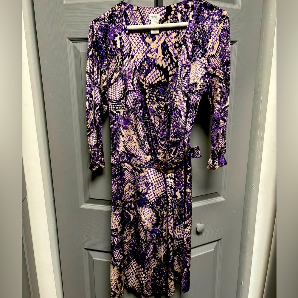 Cache wrap dress